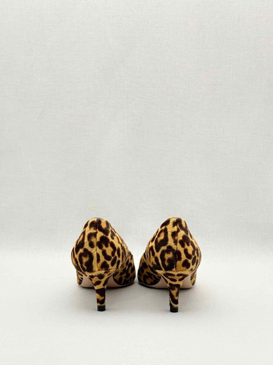 Pre-loved GIANVITO ROSSI Brown & Beige Size EU 35.5 Pumps at Reems Closet
