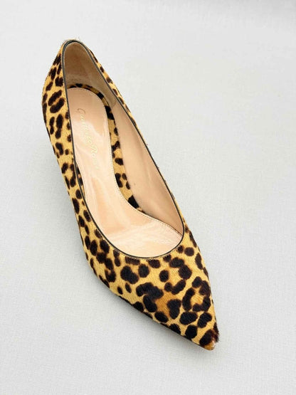 Pre-loved GIANVITO ROSSI Brown & Beige Size EU 35.5 Pumps at Reems Closet