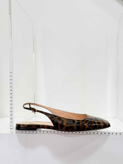 Pre-loved GIANVITO ROSSI Brown & Black Size EU 39 Ballet Flats at Reems Closet