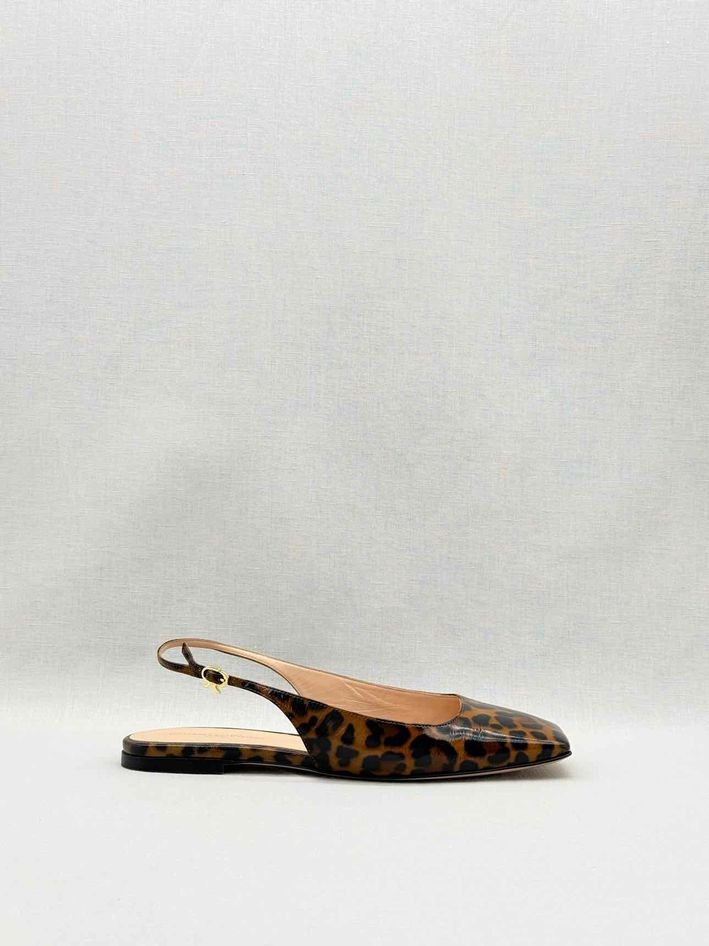 Pre-loved GIANVITO ROSSI Brown & Black Size EU 39 Ballet Flats at Reems Closet