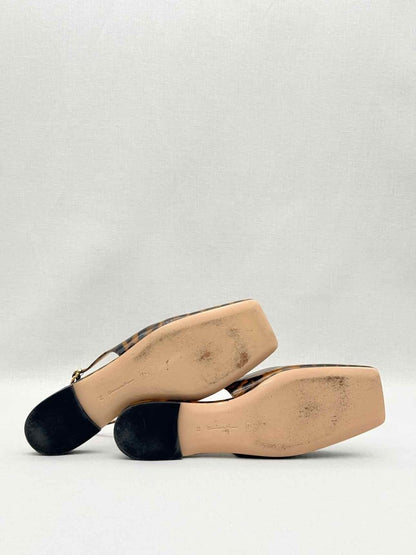 Pre-loved GIANVITO ROSSI Brown & Black Size EU 39 Ballet Flats at Reems Closet