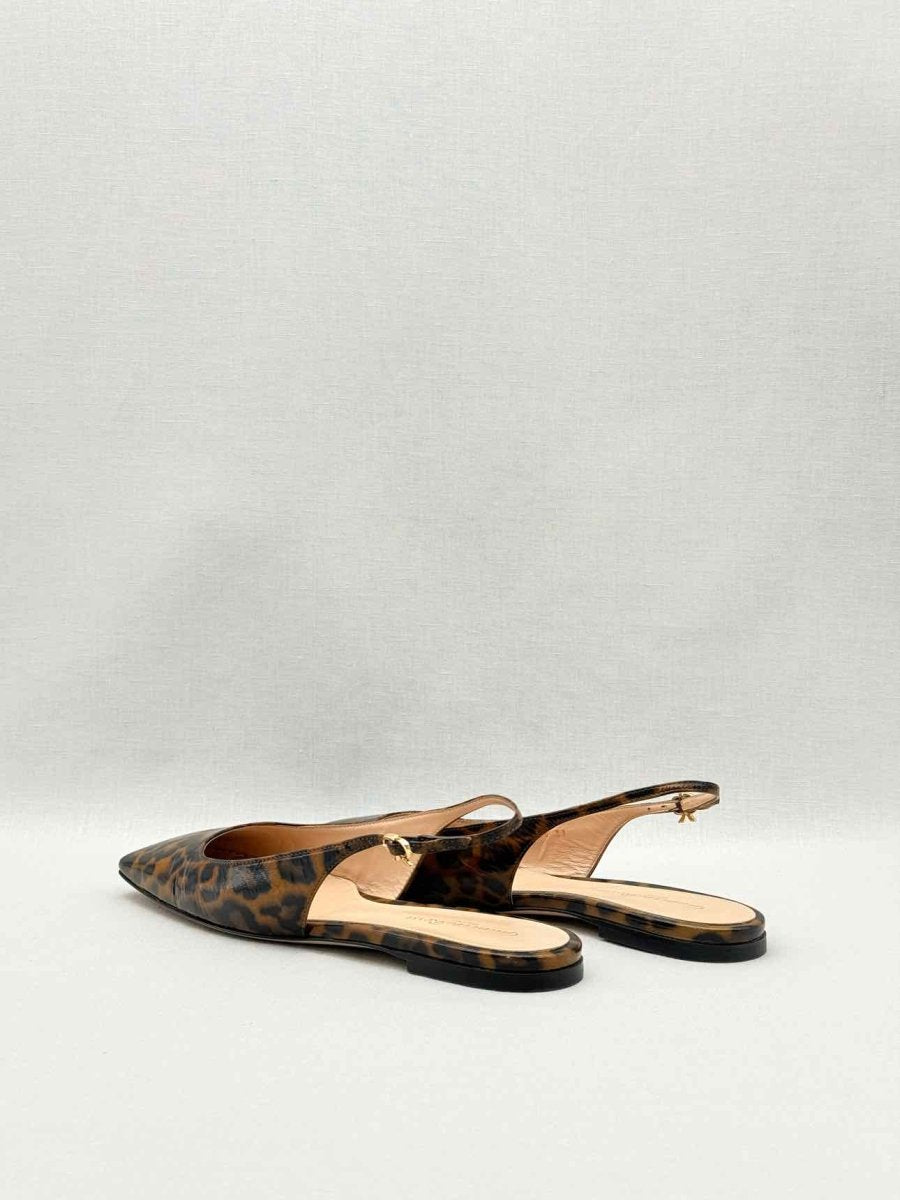 Pre-loved GIANVITO ROSSI Brown & Black Size EU 39 Ballet Flats at Reems Closet