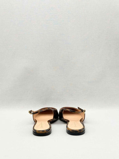 Pre-loved GIANVITO ROSSI Brown & Black Size EU 39 Ballet Flats at Reems Closet