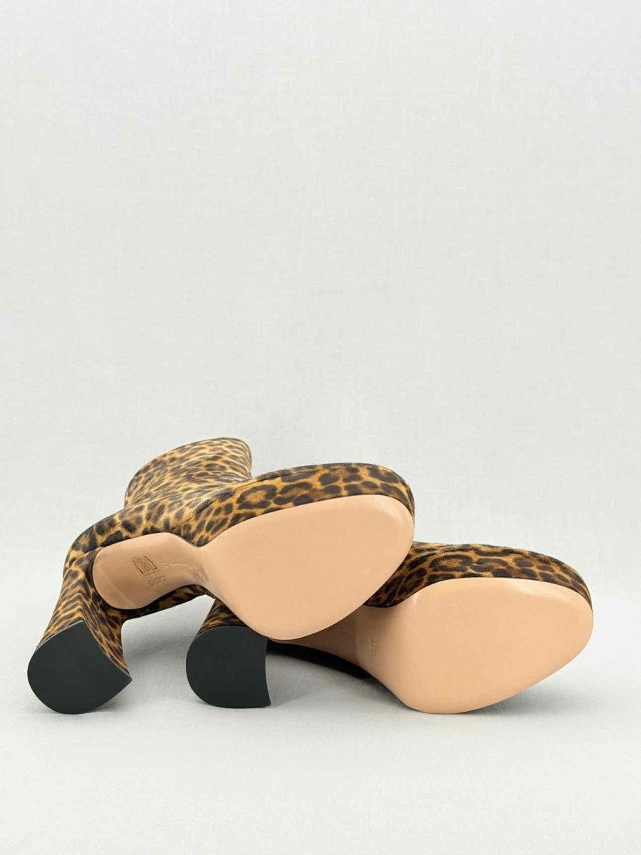 Pre - loved GIANVITO ROSSI Brown Multicolor Size EU 37 Ankle Boots at Reems Closet