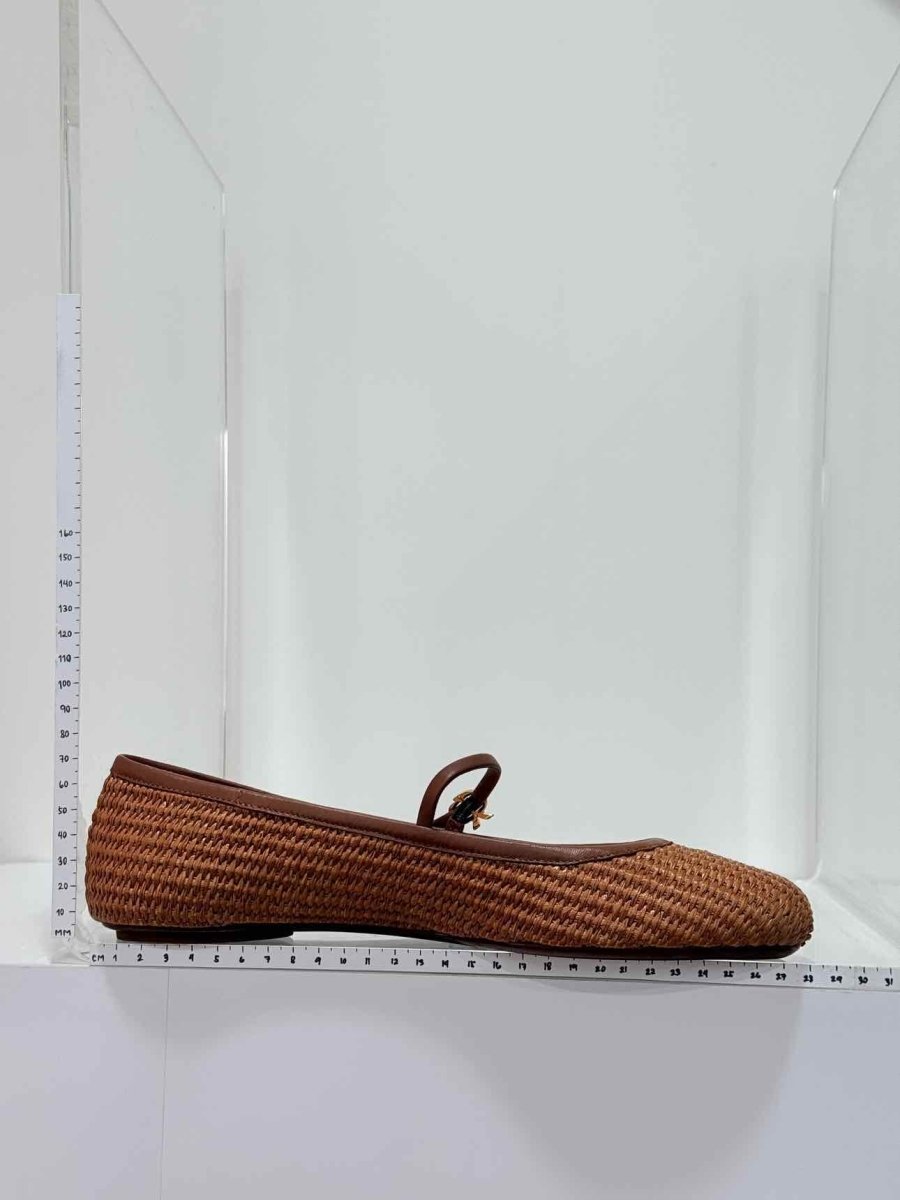 Pre - loved GIANVITO ROSSI Carla Brown Size EU 41 Ballet Flats at Reems Closet