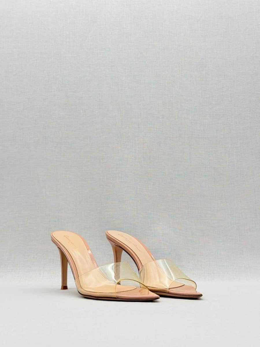 Pre - loved GIANVITO ROSSI Elle Beige Size EU 36 Heeled Sandals at Reems Closet