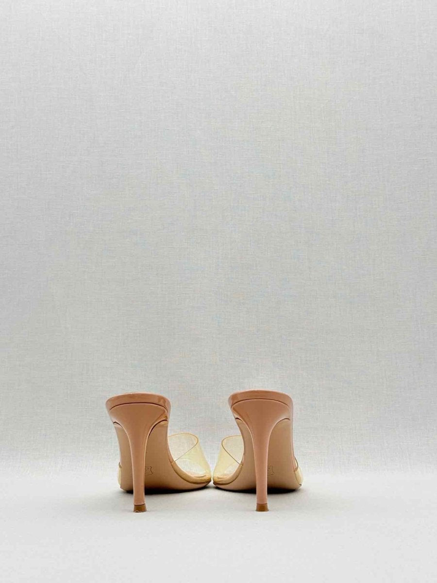 Pre - loved GIANVITO ROSSI Elle Beige Size EU 36 Heeled Sandals at Reems Closet
