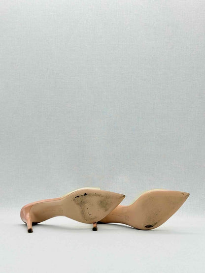Pre - loved GIANVITO ROSSI Elle Beige Size EU 36 Heeled Sandals at Reems Closet