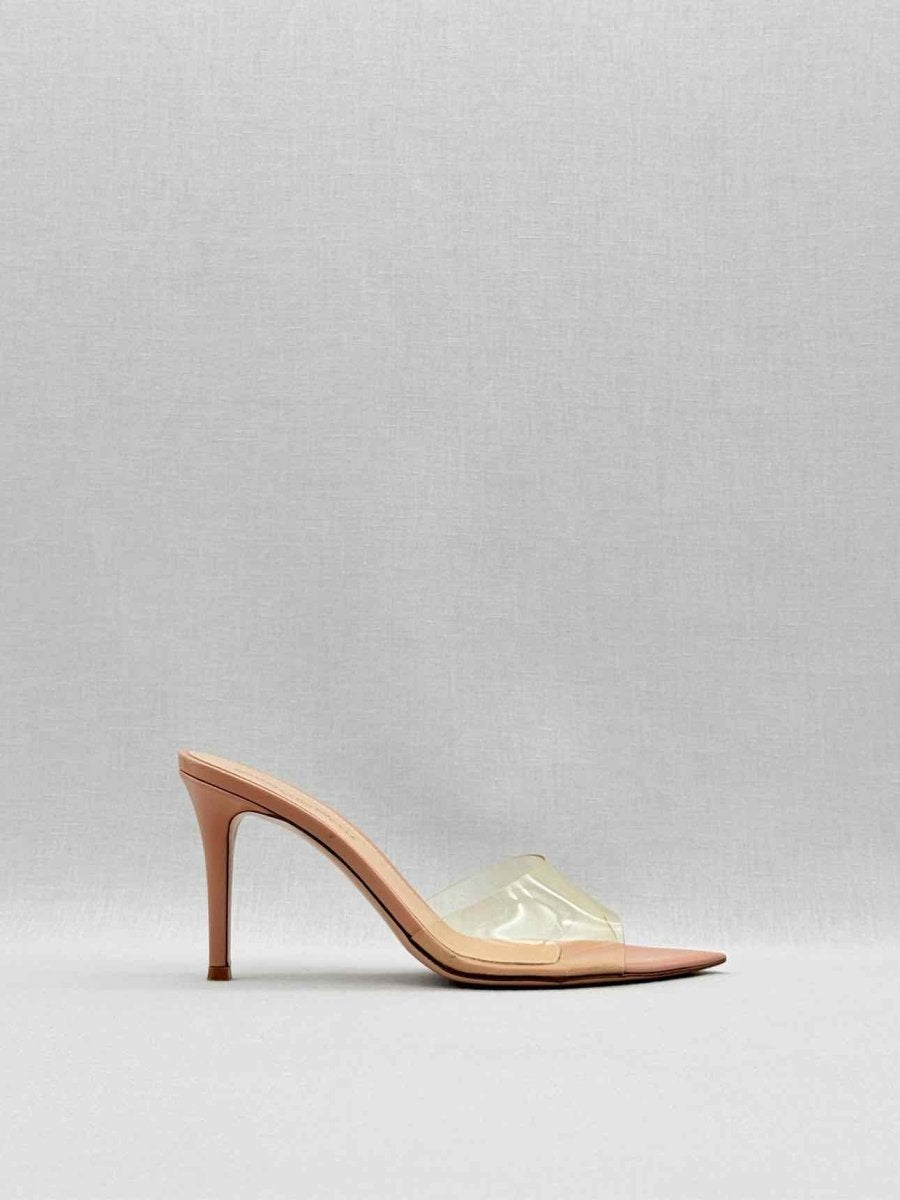 Pre - loved GIANVITO ROSSI Elle Beige Size EU 36 Heeled Sandals at Reems Closet