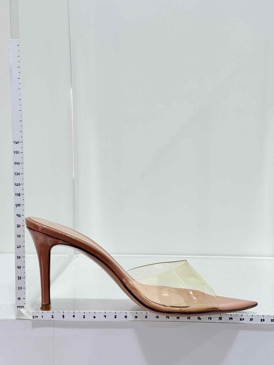Pre - loved GIANVITO ROSSI Elle Beige Size EU 36 Heeled Sandals at Reems Closet