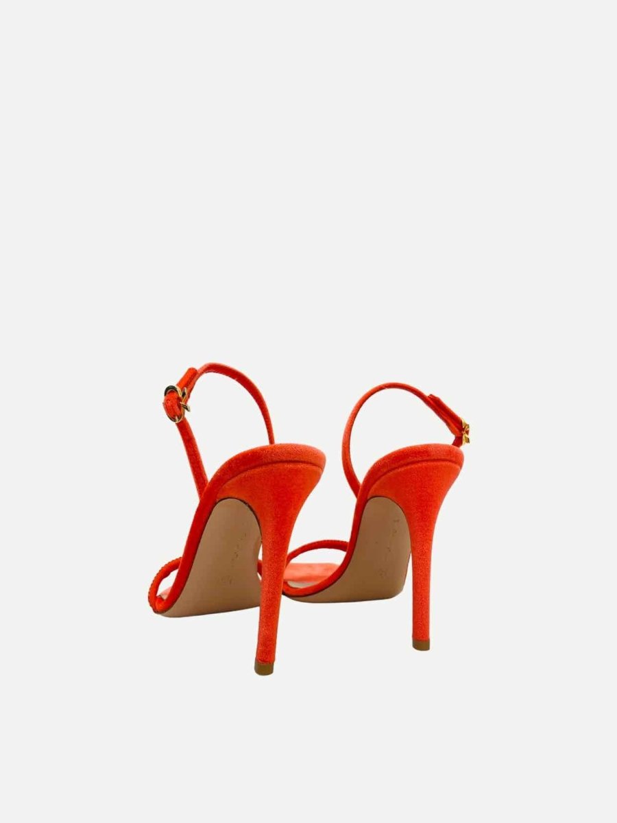 Pre - loved GIANVITO ROSSI Orange Heeled Sandals 38 at Reems Closet