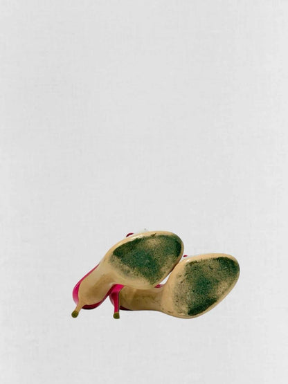 Pre - loved GIANVITO ROSSI Pink Size EU 38 Heeled Sandals at Reems Closet