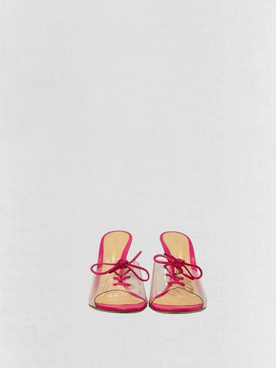 Pre - loved GIANVITO ROSSI Pink Size EU 38 Heeled Sandals at Reems Closet