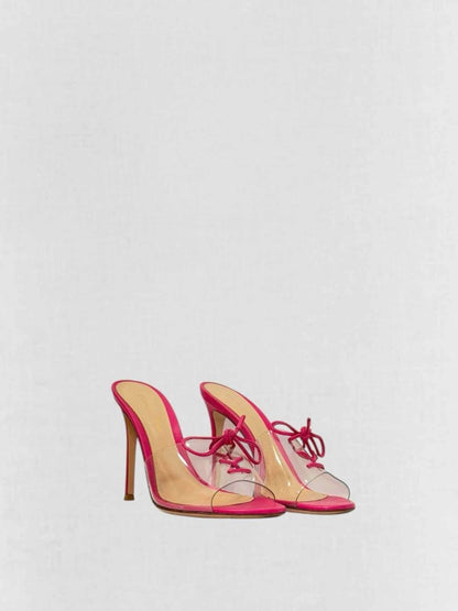 Pre - loved GIANVITO ROSSI Pink Size EU 38 Heeled Sandals at Reems Closet