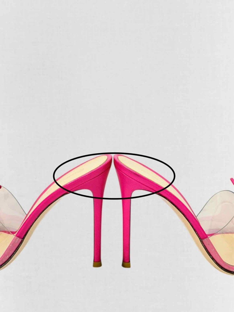 Pre - loved GIANVITO ROSSI Pink Size EU 38 Heeled Sandals at Reems Closet