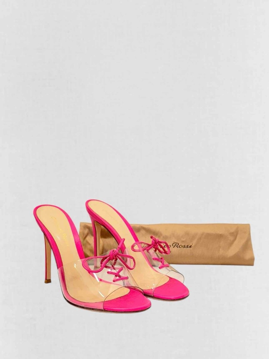 Pre - loved GIANVITO ROSSI Pink Size EU 38 Heeled Sandals at Reems Closet
