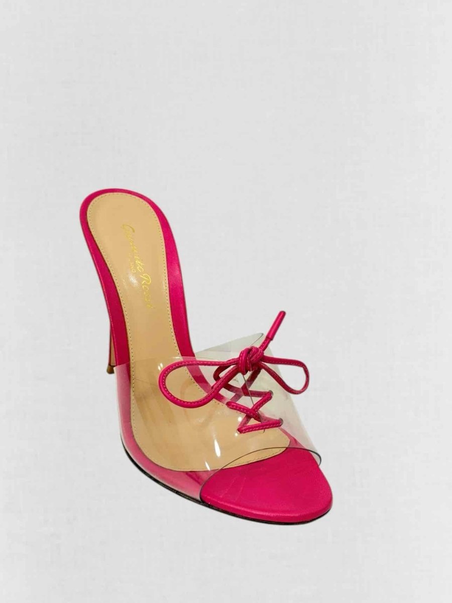 Pre - loved GIANVITO ROSSI Pink Size EU 38 Heeled Sandals at Reems Closet