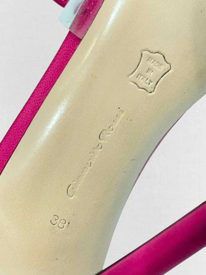 Pre - loved GIANVITO ROSSI Pink Size EU 38 Heeled Sandals at Reems Closet