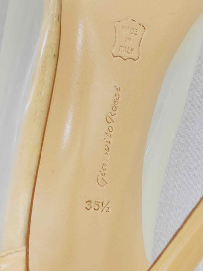 Pre - loved GIANVITO ROSSI Plexi Beige Size EU 35.5 Pumps at Reems Closet