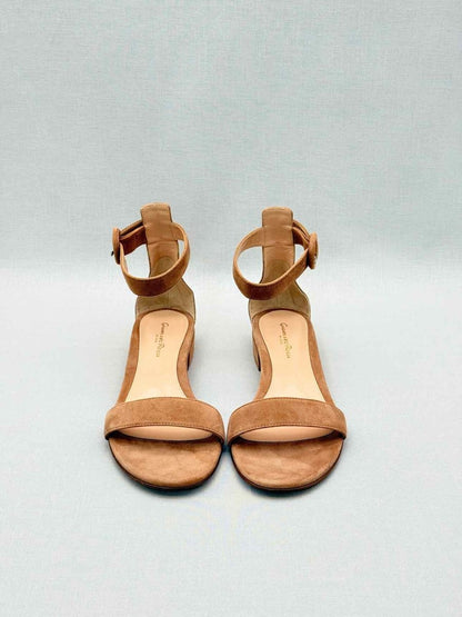 Pre-loved GIANVITO ROSSI Portofino 20 Beige Size EU 37.5 Sandals at Reems Closet