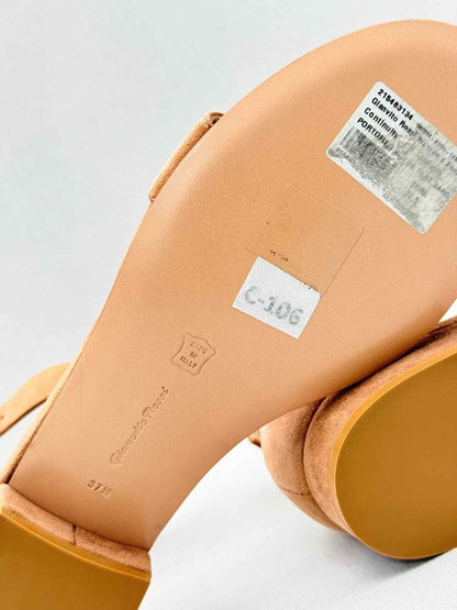 Pre-loved GIANVITO ROSSI Portofino 20 Beige Size EU 37.5 Sandals at Reems Closet