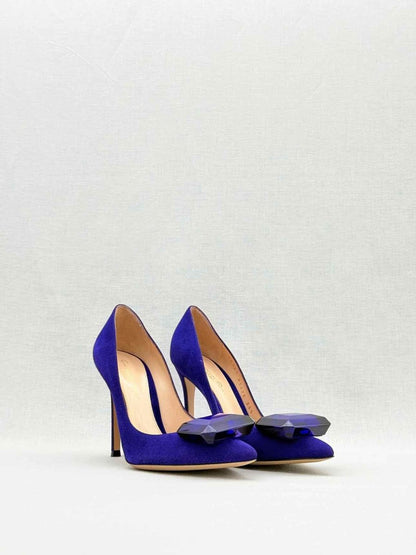 Pre - loved GIANVITO ROSSI Purple Size EU 35.5 Pumps at Reems Closet
