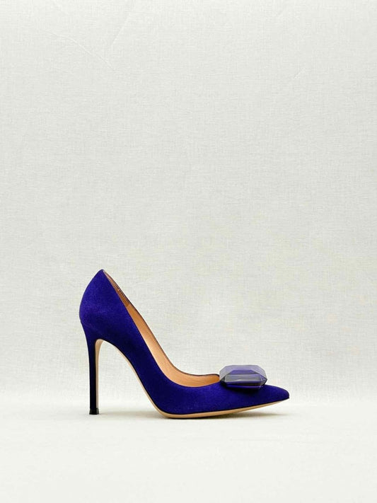 Pre - loved GIANVITO ROSSI Purple Size EU 35.5 Pumps at Reems Closet