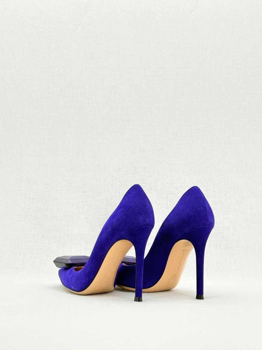 Pre - loved GIANVITO ROSSI Purple Size EU 35.5 Pumps at Reems Closet
