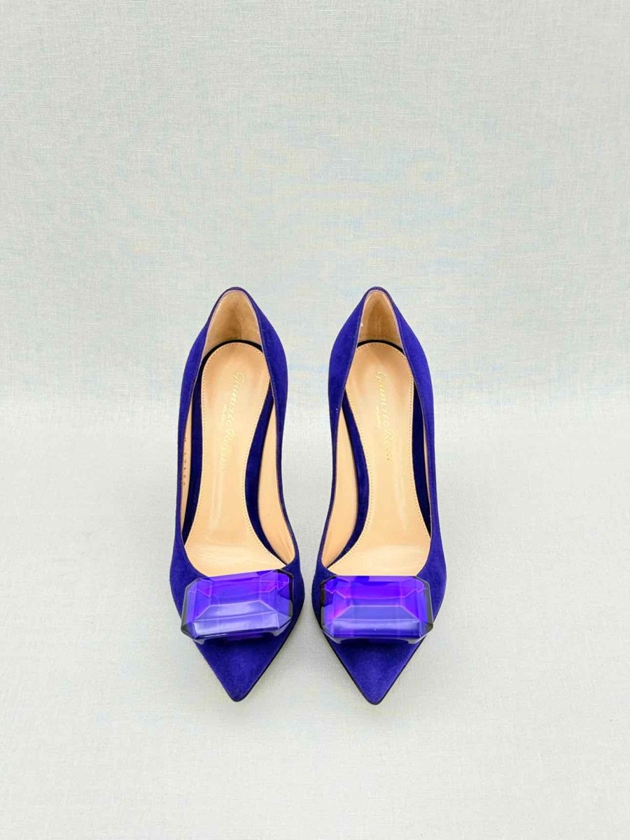 Pre - loved GIANVITO ROSSI Purple Size EU 35.5 Pumps at Reems Closet