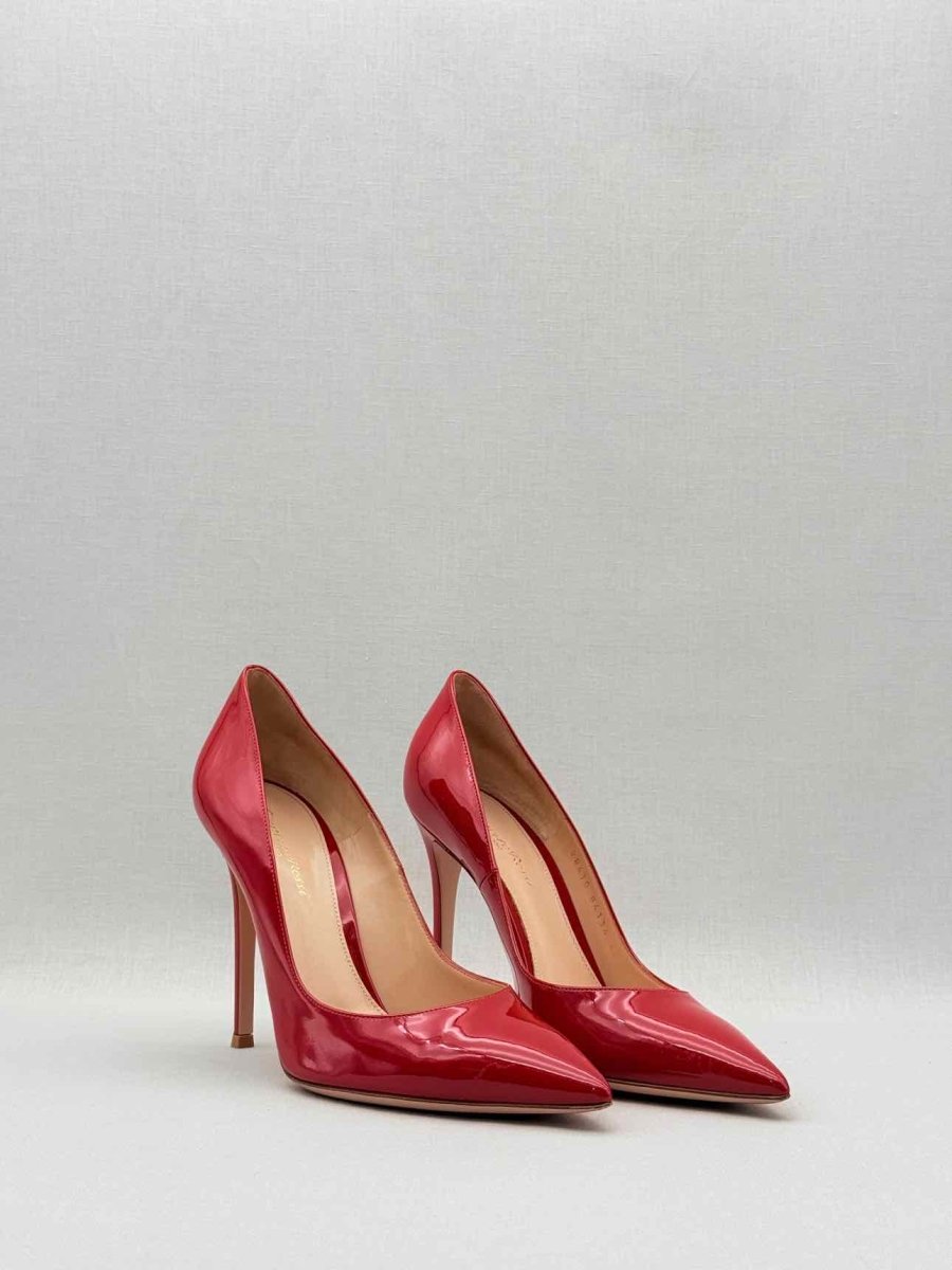 Pre - loved GIANVITO ROSSI Red Size EU 40 Pumps at Reems Closet