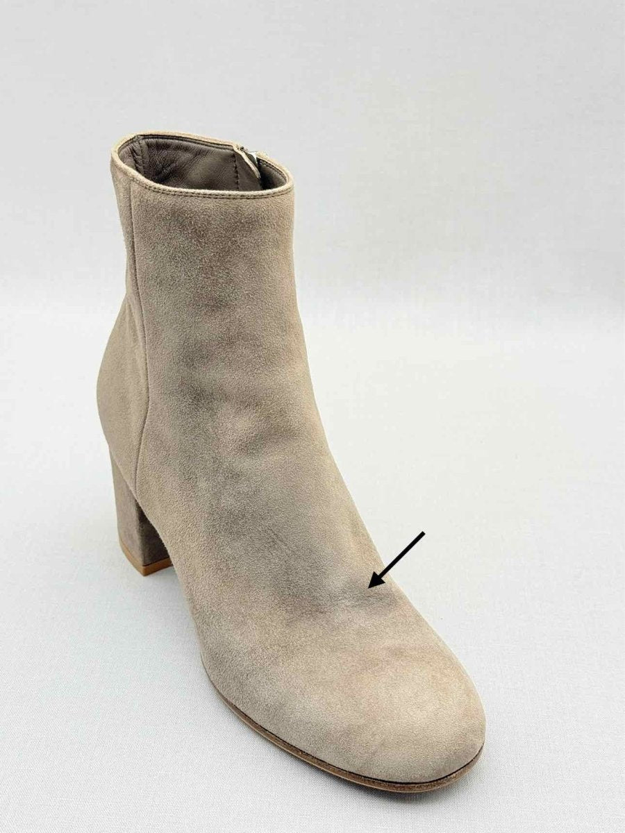 Pre - loved GIANVITO ROSSI Taupe Size EU 36 Ankle Boots at Reems Closet