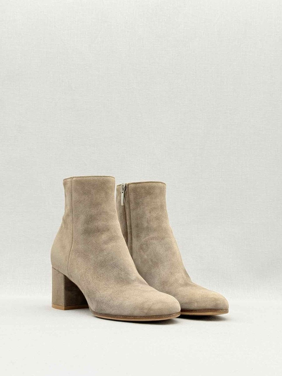 Pre - loved GIANVITO ROSSI Taupe Size EU 36 Ankle Boots at Reems Closet