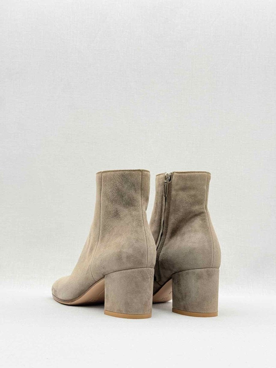 Pre - loved GIANVITO ROSSI Taupe Size EU 36 Ankle Boots at Reems Closet