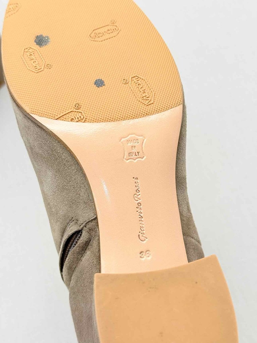 Pre - loved GIANVITO ROSSI Taupe Size EU 36 Ankle Boots at Reems Closet