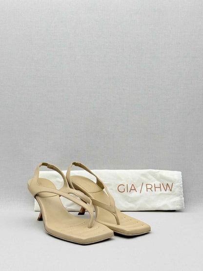 Pre - loved GIA/RHW Beige Size EU 39 Mules at Reems Closet