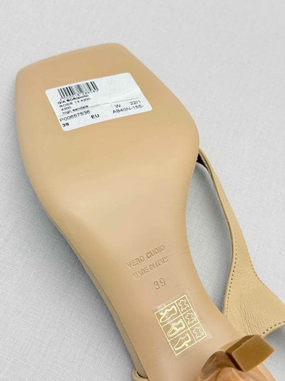 Pre - loved GIA/RHW Beige Size EU 39 Mules at Reems Closet
