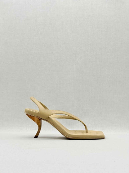 Pre - loved GIA/RHW Beige Size EU 39 Mules at Reems Closet