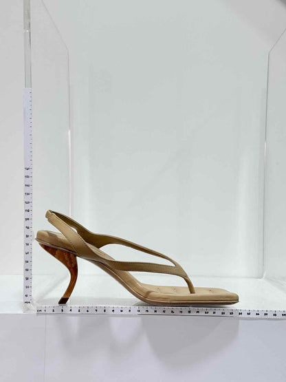 Pre - loved GIA/RHW Beige Size EU 39 Mules at Reems Closet