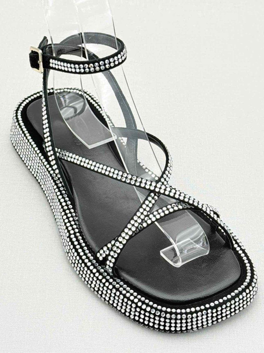 Pre - loved GIA/RHW Rosie 16 Black Size EU 36 Sandals at Reems Closet