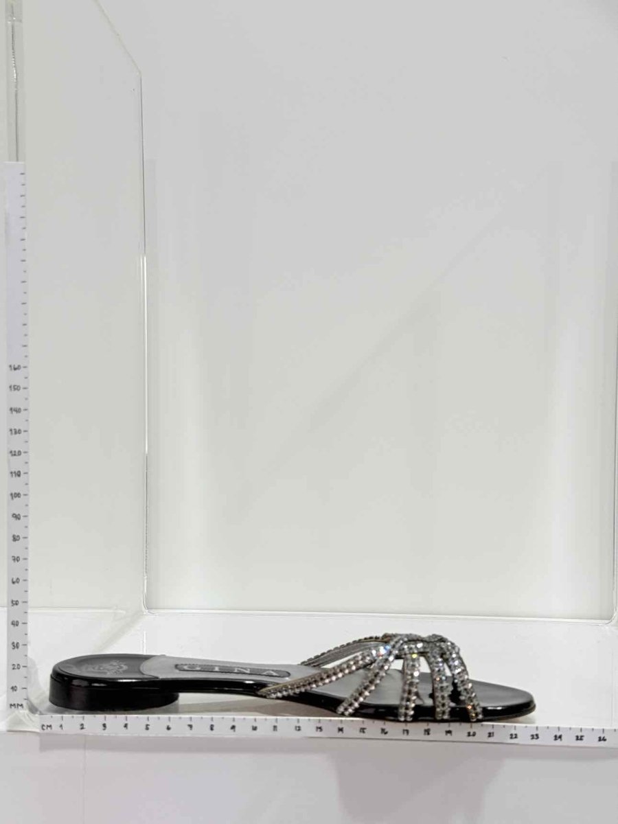 Pre - loved GINA Black Size EU 36.5 Sandals at Reems Closet
