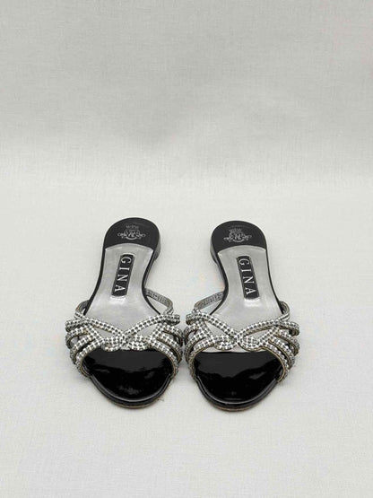 Pre - loved GINA Black Size EU 36.5 Sandals at Reems Closet