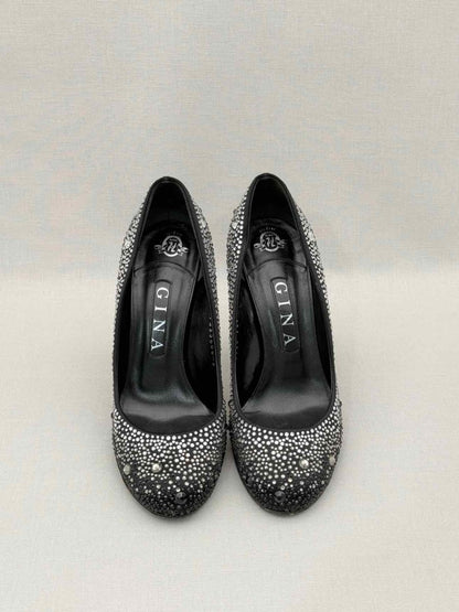 Pre-loved GINA Black Size EU 38 Pumps at Reems Closet
