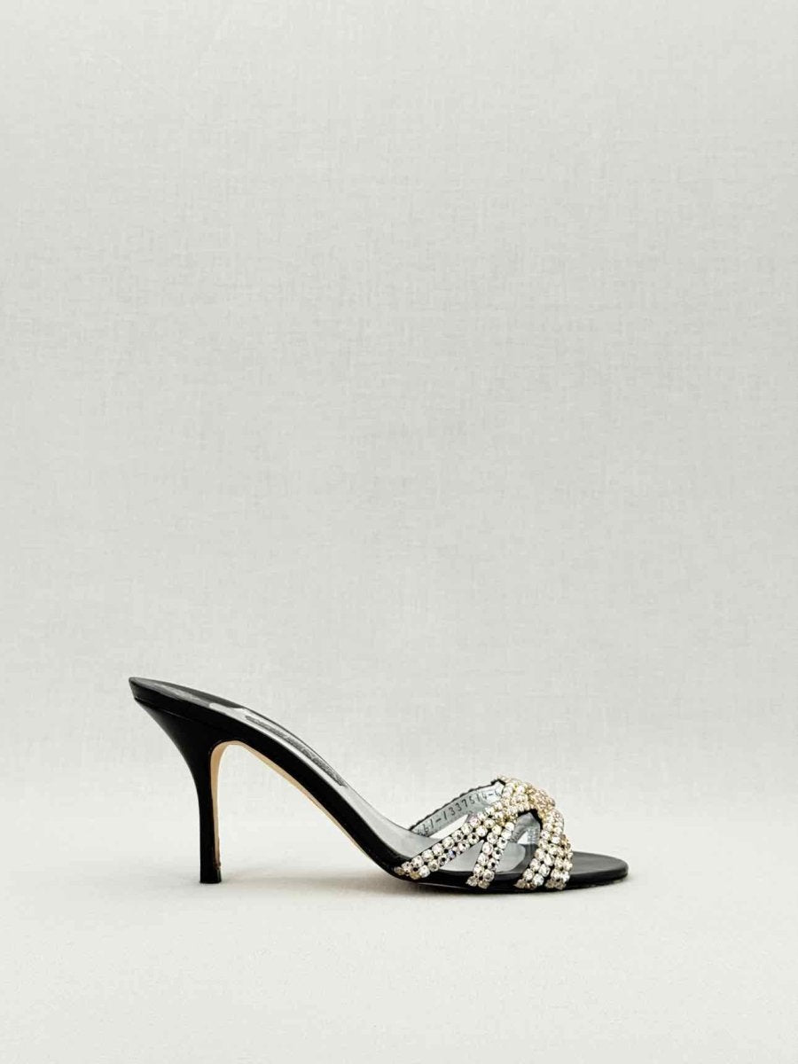 Pre - loved GINA Black Size EU 39 Mules at Reems Closet