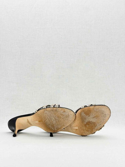 Pre - loved GINA Black Size EU 39 Mules at Reems Closet
