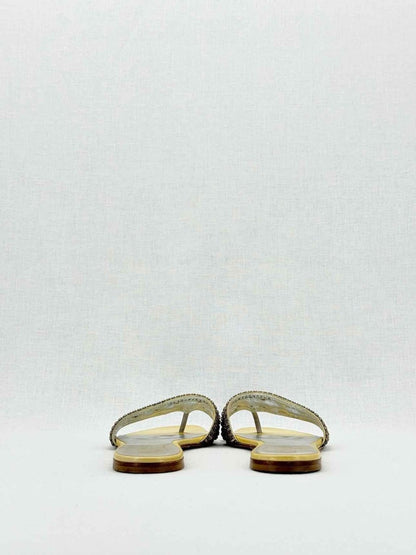 Pre - loved GINA Gold Size EU 38 Slides at Reems Closet
