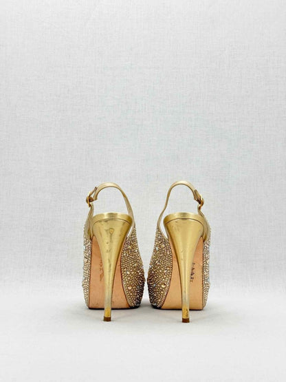 Pre - loved GINA Gold Size EU 39 Pumps at Reems Closet