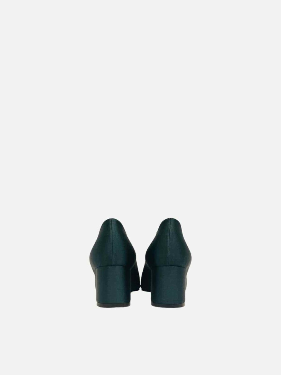 Pre - loved GINA Maxima Dark Green Size EU 35 Pumps at Reems Closet