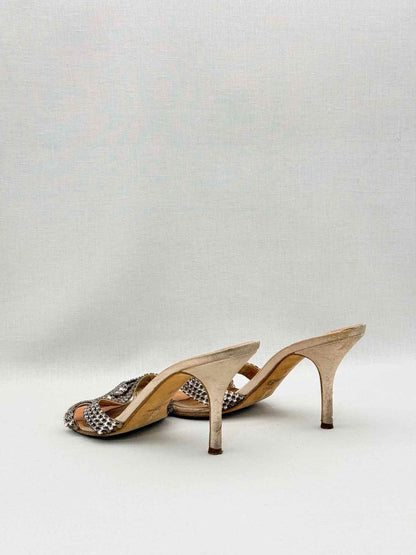 Pre-loved GINA Peach Size EU 39.5 Mules at Reems Closet