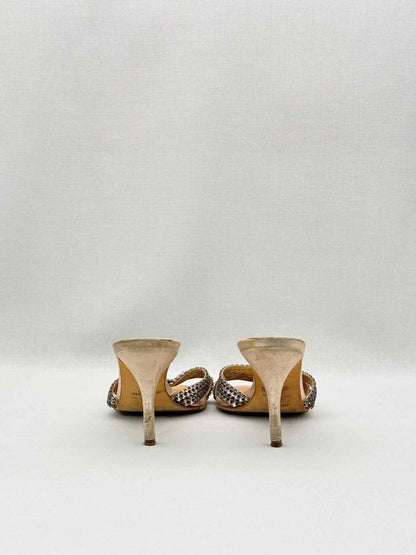 Pre-loved GINA Peach Size EU 39.5 Mules at Reems Closet