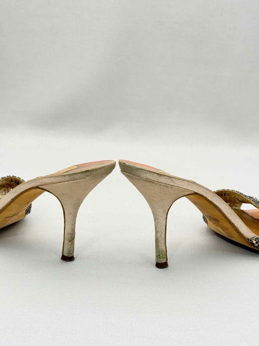 Pre-loved GINA Peach Size EU 39.5 Mules at Reems Closet